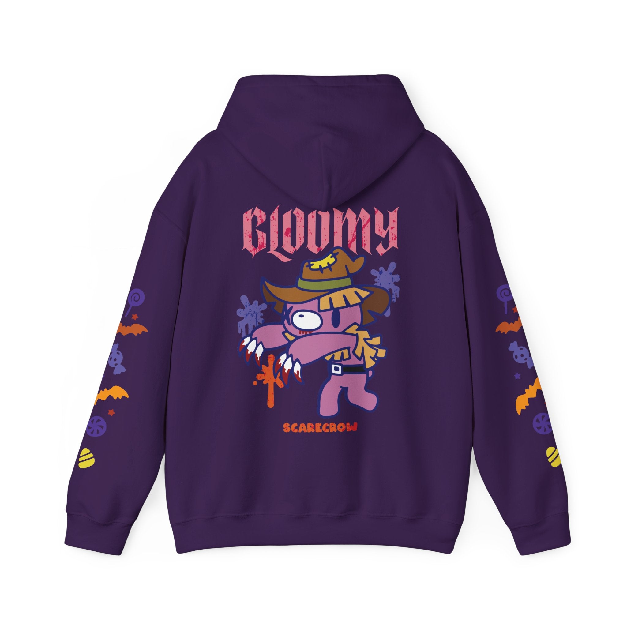 Halloween Scarecrow Gloomy Bear Hoodie